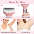 thumbnail image 4 of Depiladora depilatoria Gloxlite 4 en 1 recargable para mujer, 4 of 6