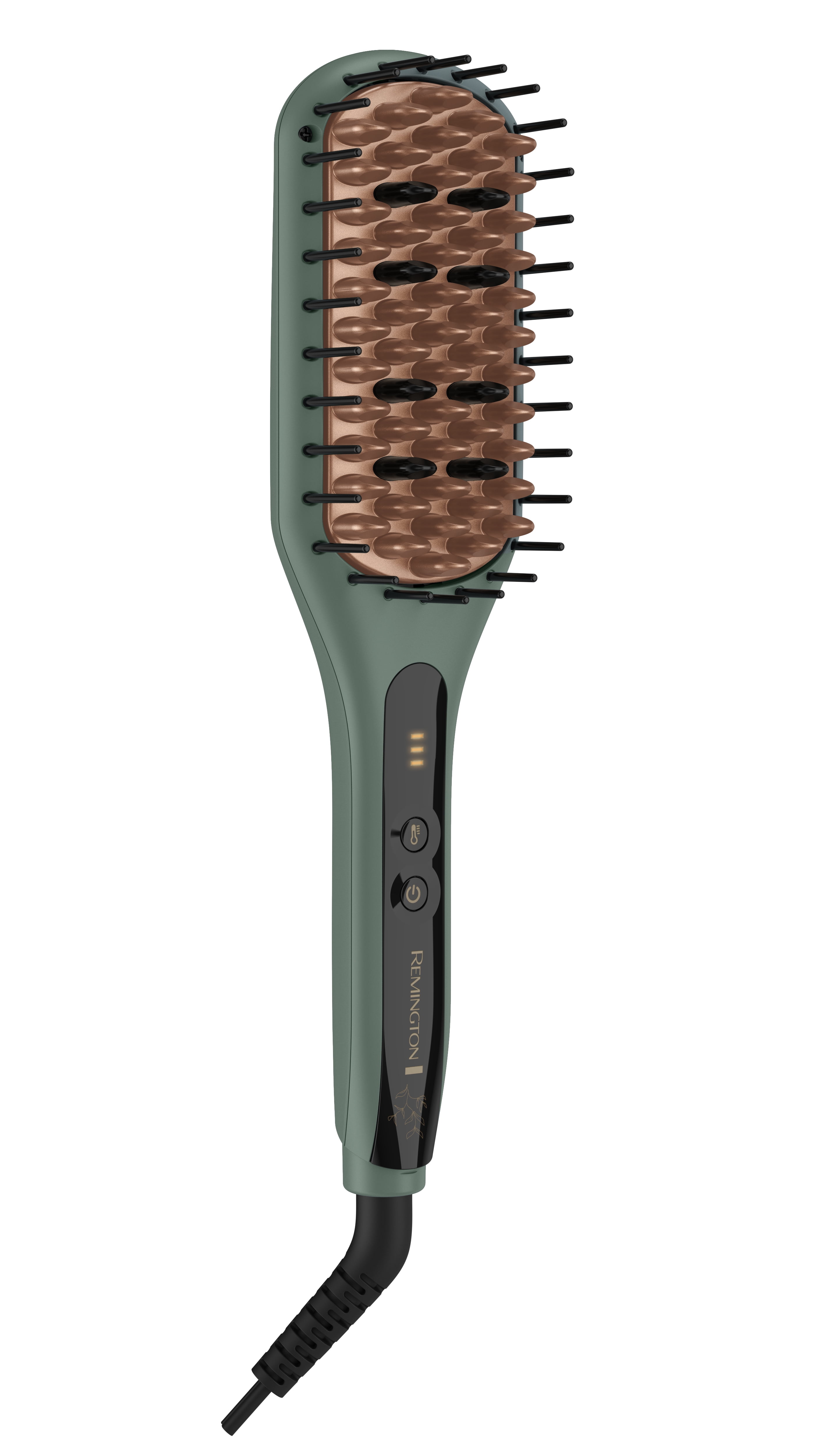 ion Titanium Pro Brush Iron, 1-1/4 Inch, Heats up to 400F, Curls