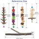 thumbnail image 1 of Juguetes para masticar pájaros, 5 paquetes de juguetes de madera natural para periquitos, jaula colgante para loros, soporte para percha para pájaros pequeños, cacatúas, loros, periquitos, p, 1 of 5