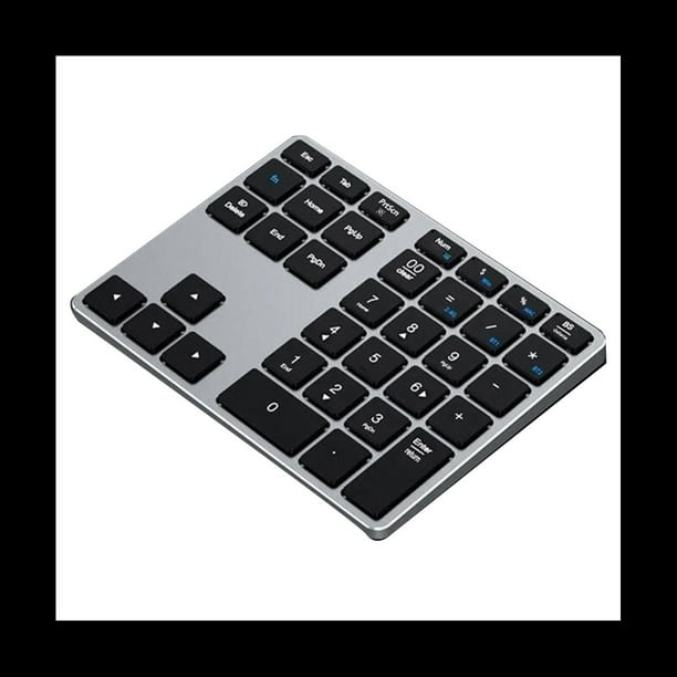 Teclado NuméRico Bluetooth, Teclado NuméRico InaláMbrico de 35 Teclas, Teclado NuméRico Bluetooth Delgado PortáTil para Computadora PortáTil, , PC, Computadora de Escritorio