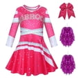 thumbnail image 1 of Zombies 3 Zombie disfraz de escuela secundaria, vestido de porristas para niños, faldas superiores para niñas pequeñas, monos de carnaval y Halloween, 1 of 5