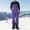 Purple, variant on Chiccall Mens Snow Bibs Waterproof Windproof Snow Pants Warm Insulated Skiing Snowboard Overalls Winter Snowsuits with Zipper Pockets