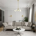 thumbnail image 4 of Gild Design House Noelle Metal and Glass Gold Wall Sconce, 4 of 5