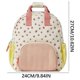 thumbnail image 3 of Children's Bag Baby Strawberry Print Backpack Schoolbag high quality, 3 of 5