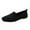 Black, variant on GEZHEN Spring Square Toe Knitted Flat Slip On Loafers For Women Shoes Women's And Breathable Lady's Fashion Casual Shoes Non Slip Low Top Platform Shoes
