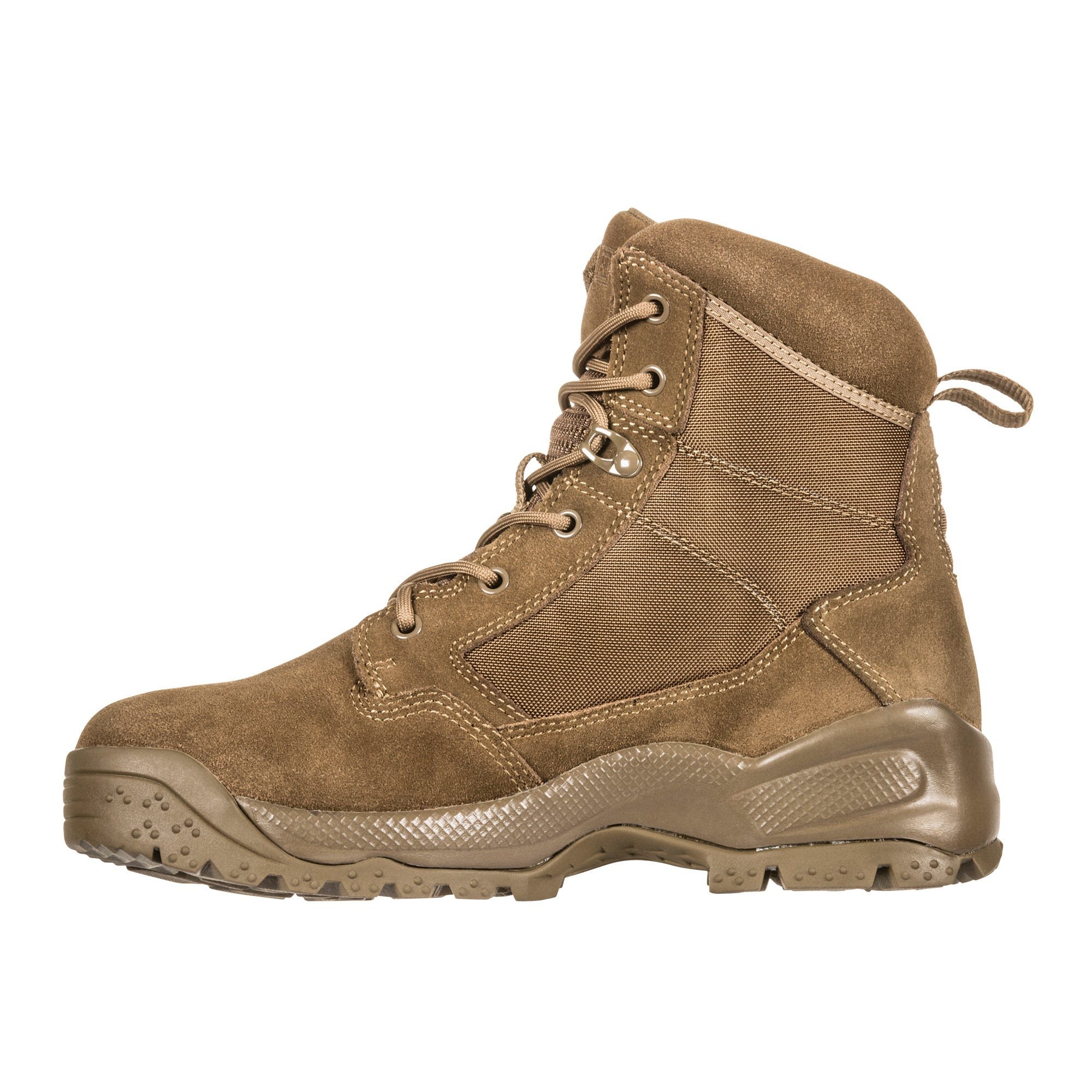 5.11 Work Gear Men's ATAC 2.0 6-Inch Desert Boots, NZ Ortholite Footbed, Slip-Resistant, Dark Coyote, 8 Regular, Style 12402 - image 3 of 6