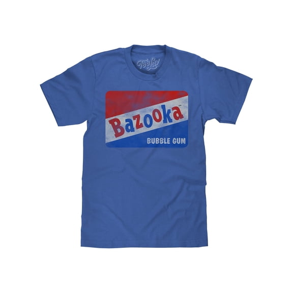 Tee Luv Big and Tall Bazooka Bubble Gum Retro Candy Logo T-Shirt (Men's) (2XLB)