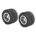 thumbnail image 5 of NestledNature RC Truck Tire: 2Pcs RC Rear Twin Tire Wheel Tyre, 55mm Dia, Fit For WPL D12 1/10 Remote Control Truck, 5 of 8
