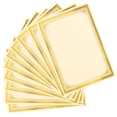 thumbnail image 1 of Golden Certificate Paper for Lab Use Printable Blank Honor Paper 10 Sheets, 1 of 8