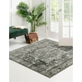 thumbnail image 3 of Rugs.com Medina Collection Rug – 3 Ft Square Steel Gray Medium Rug Perfect For Living Rooms, Kitchens, Entryways, 3 of 9