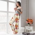 thumbnail image 5 of Bixox Women's Frog Sitting On Mushroom Patterned Pajama Pants Loungewear, 5 of 5
