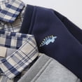 thumbnail image 6 of 2-3T Toddler Boys Shirts Long Sleeve Button Tops Fall Winter School Casual Clothes Layered Look for 12 18 24 Months 2T 3T 4T 5T 6T Little Kids, 6 of 9