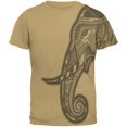 thumbnail image 1 of Tribal Mosaic Elephant Mens T Shirt, 1 of 1