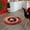 C, variant on Uutvery Christmas Rug, Round Optical Illusion Christmas Carpet for Living Room, 3D Non Slip Christmas Mat for Bedroom and Entryway, Washable Holiday Rug, 15.75x15.75 inches