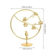 thumbnail image 4 of Desktop Golden Iron Leaf Figurine Sculpture Modern Decorative Bookshelf Ornament, 4 of 8