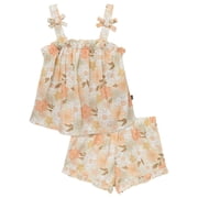 by Gerber Toddler Girl Pajama Set, 2-Piece, Sizes 12 Months - 5T
