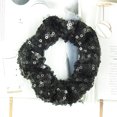 thumbnail image 3 of EeaseCA 2PCS Christmas Sequins Hair Rope Colored Fluorescent Elastic Washing Hair Band, 3 of 8