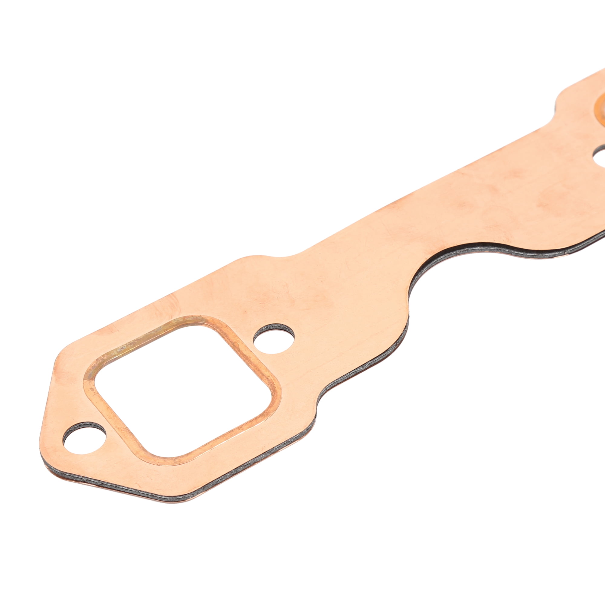 Unique Bargains 2pcs Exhaust Manifold Gasket for Chevy 327 305 350 383 Engine Square Port