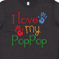 thumbnail image 4 of Inktastic PopPop Grandkids Handprints Youth T-Shirt, 4 of 5