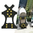 thumbnail image 4 of Crampones 10 Tacos Antideslizantes para Zapatos de Escalada En Hielo Y Nieve Puntas Antideslizantes para Tacos de Hielo de Caucho Blando Tpe Microspikes para SenderismoPesca ANGGREK  Otros, 4 of 8