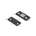 thumbnail image 4 of Mousike Magnetic Door Catch Ultra Thin Cabinet Magnets Stainless Steel Drawer Magnet Catch for Sliding Door Closure Kitchen Cabinet Cupboard Closet Closer (Black-16Pack), 4 of 8