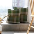 thumbnail image 6 of LALILO Throw Pillow Covers Plaid Tartan Backdrop Beige British Cushion Cover 18" x 18", 4519 Pack, 6 of 6