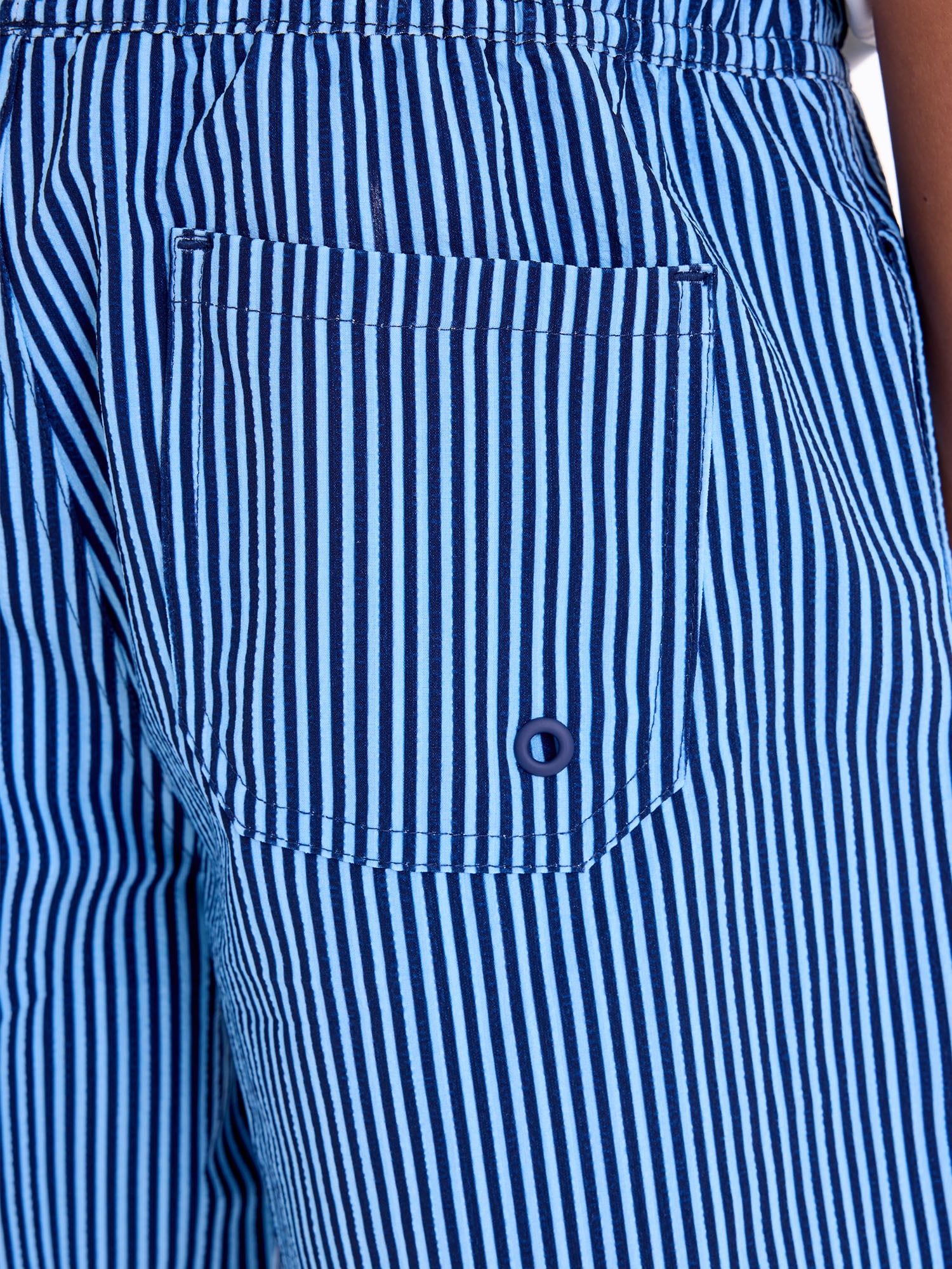 U.S. Polo Assn. Seersucker Stripe Swim Short, Sizes 4-18