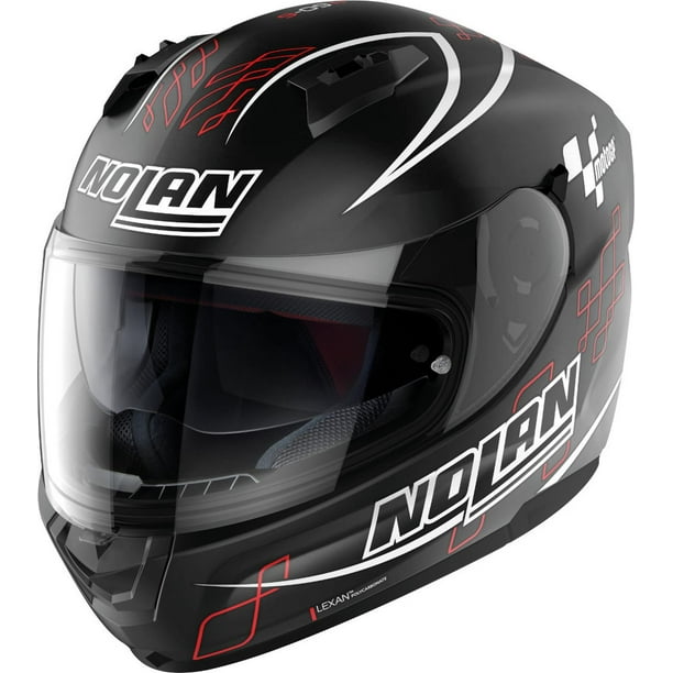 Casco para moto N60 5 Negro Mate Blanco Rojo Talla M Nolan Nolan N60 5 Walmart en linea
