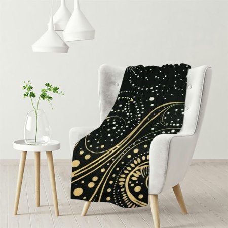 Dvbnli Merry Christmas Gold Modern Custom Blanket Rustic Country Holiday Bed Throw Blanket Throw Blankets Flannel Blanket for Home Bed Couch for Kids and Adults Microfiber Holiday Blanket White