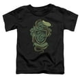 thumbnail image 2 of Harry Potter Slytherin Snake Crest Kids T Shirt (4) for Youth Toddler Boys and Girls, Black, 2 of 5