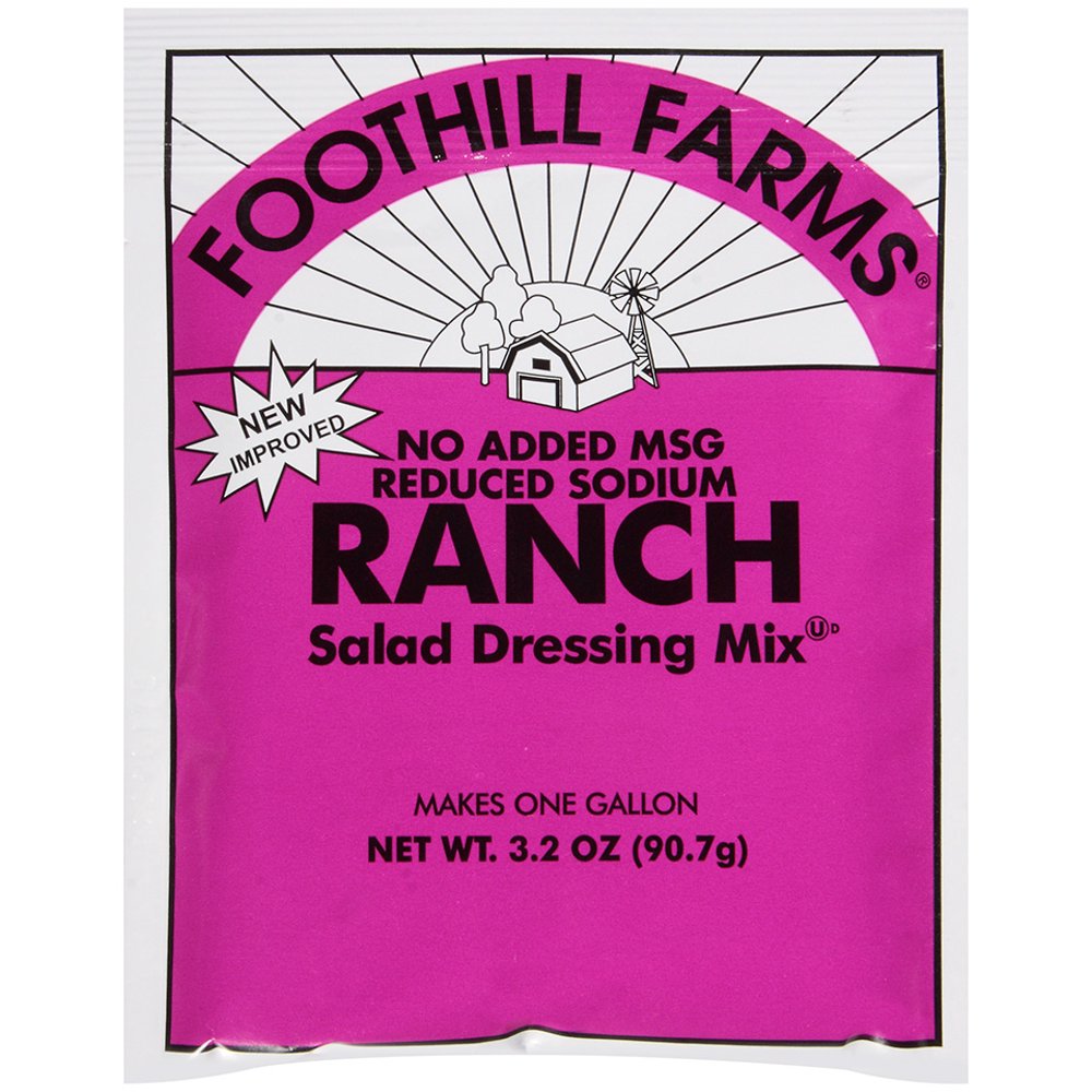 Foothill Farms, Dressing Mix Ranch No Msg Gluten Free Low