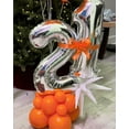 thumbnail image 2 of Silver Number 21 Balloon 40 inch, 21 Number Balloons, 21st Silver Birthday Decorations for Girls Boys Kids, 21 Year Old Women Men Silver Party Supplies, 2 of 17