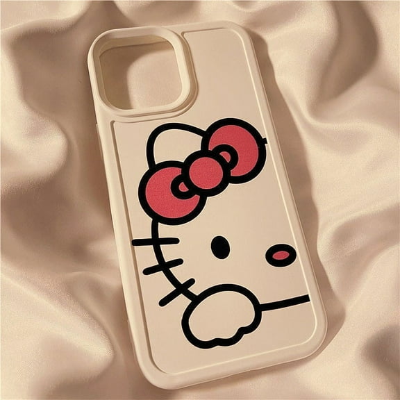Cute Kawaii Sanrio Hello Kitty Phone Cases For iPhone 15 14 11 13 12 Pro Max Plus XR XS Y2k Cartoon Shockproof Soft Shell Gift