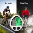 thumbnail image 4 of Lixada LIXADA Modern Elliptical Bike Computer with Speed Display, Maintenance Alert, Auto Wake-Up, Waterproof Design, Wired/Wireless Options, White/Black, Compact & Lightweight for Cycling Enthusiasts, 4 of 6