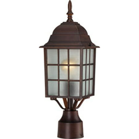 Replacement for 60/4908 ADAMS 1 LIGHT 17 INCH OUTDOOR POST WITH FROSTED GLASS RUSTIC BRONZE TRANSITIONAL replacement light bulb
