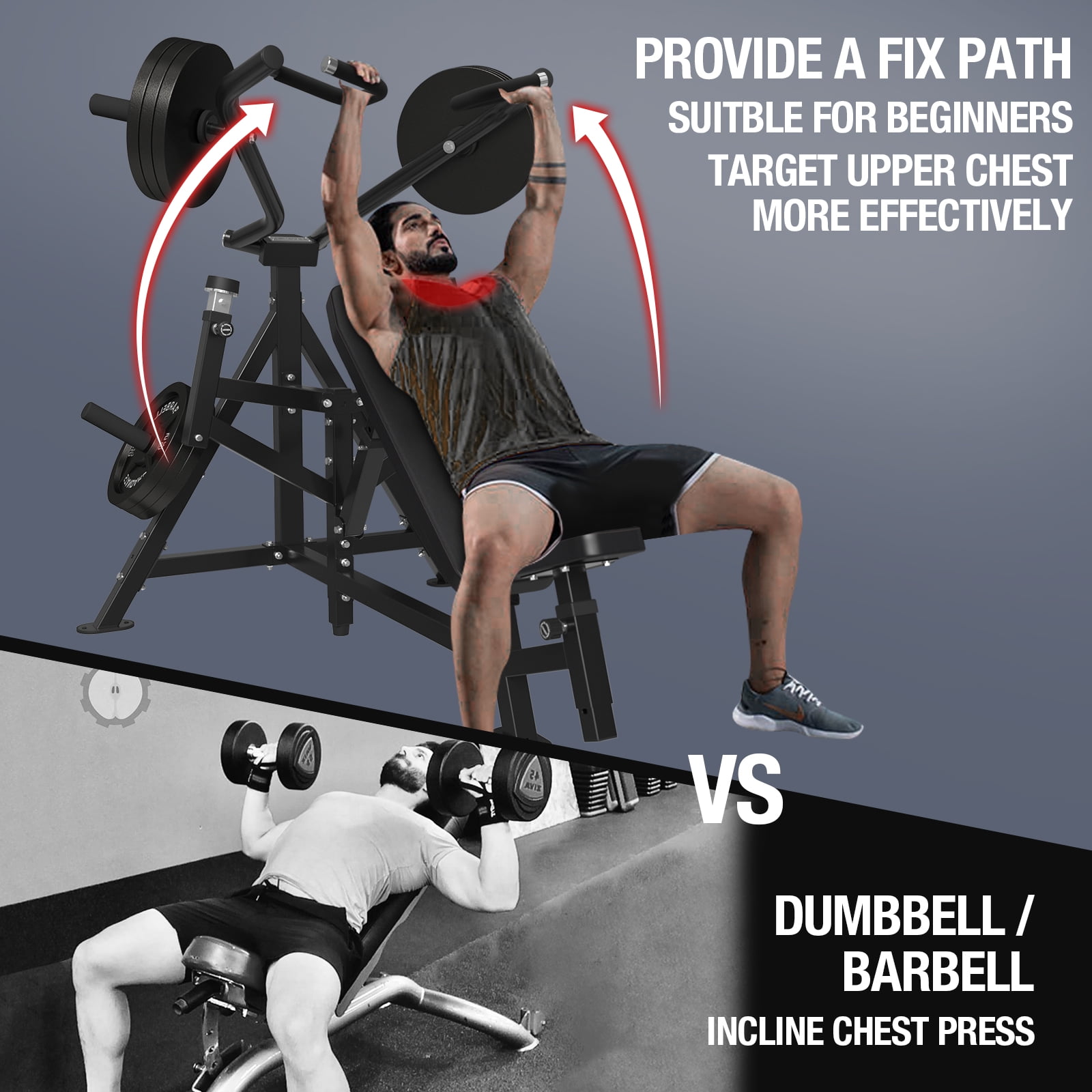 Incline chest press at home new arrivals