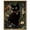 Black Cat 2, variant on Drsoum Vintage Gold Wall Art Classical White Butterfly Paintings Small Moody Green Canvas Prints with Antique Picture Frame Victorian Wall Decor Gallery Living Room Shelf 8x10in Brown Framed