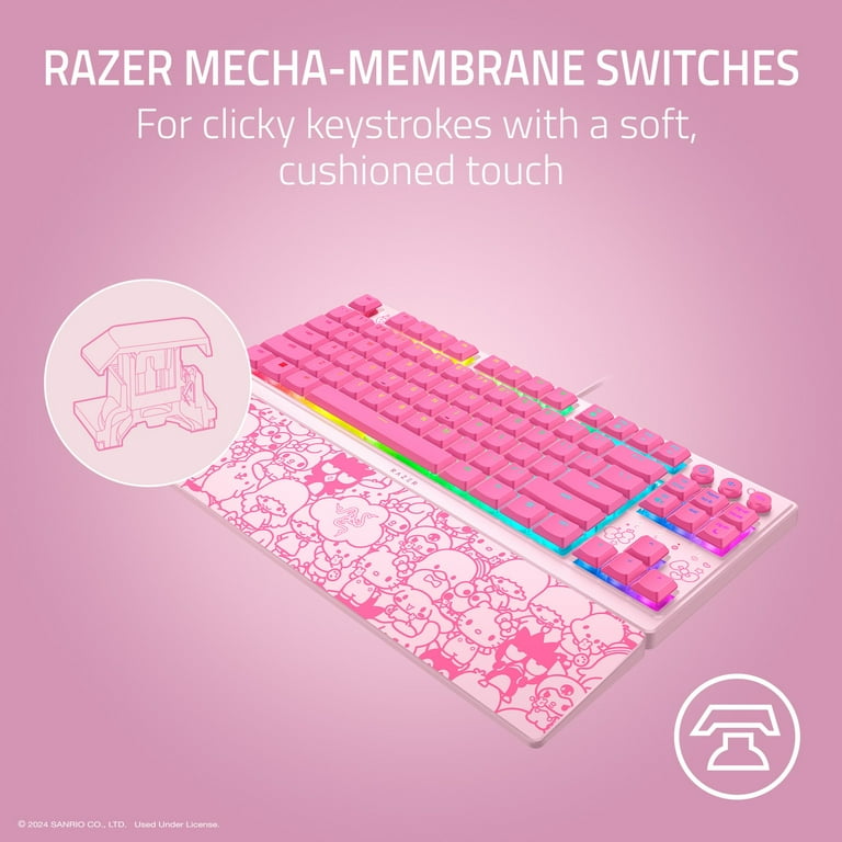 Free Shipping! Razer Low-Profile Membrane Gaming Keyboard Hello