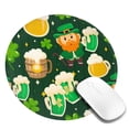 thumbnail image 2 of Disketp St Patrick'S Day10 Small Mouse Pad 7.9x7.9 Inches,Washable Round Mousepad For Office Laptop Computer,Non-Slip Rubber Base Mouse Pads For Wireless Mouse, 2 of 8