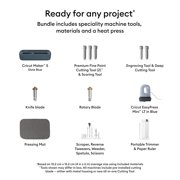 Cricut Maker™ 5 Ultimate Bundle + Digital Content, Smart Cutting Machine. Includes Supplies for 135 Projects + Additional Bonus Digital Content.