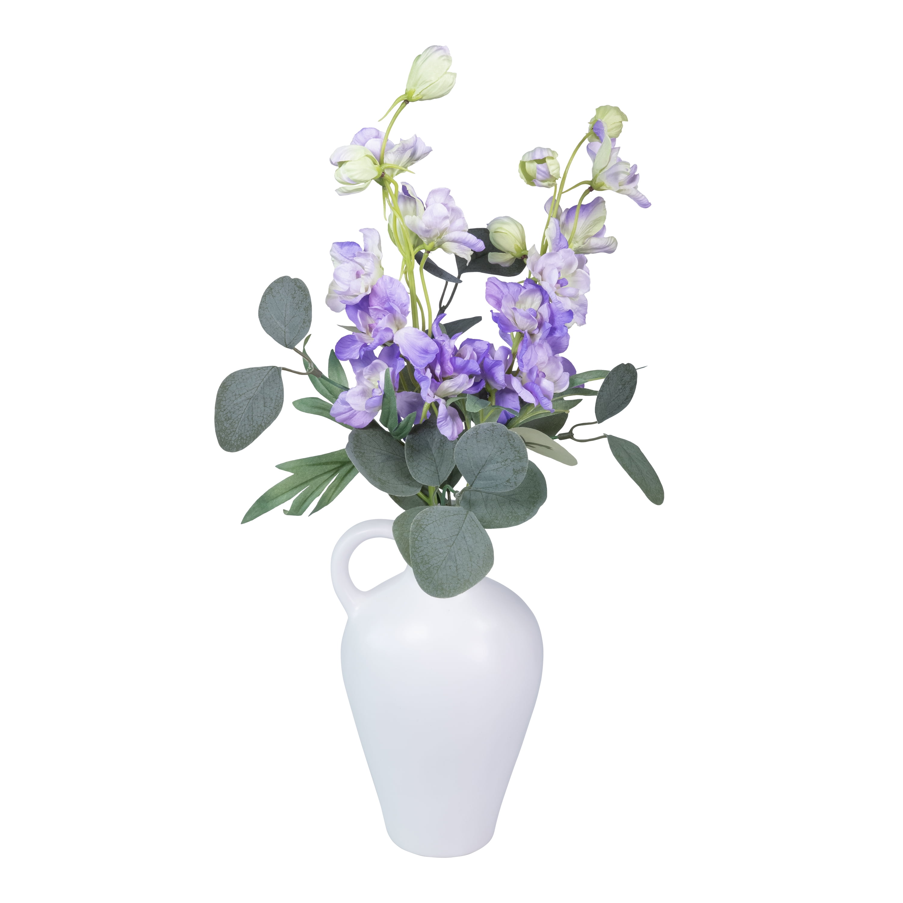 Mainstays 19" Artificial Silk Purple Delphinium Short Stem