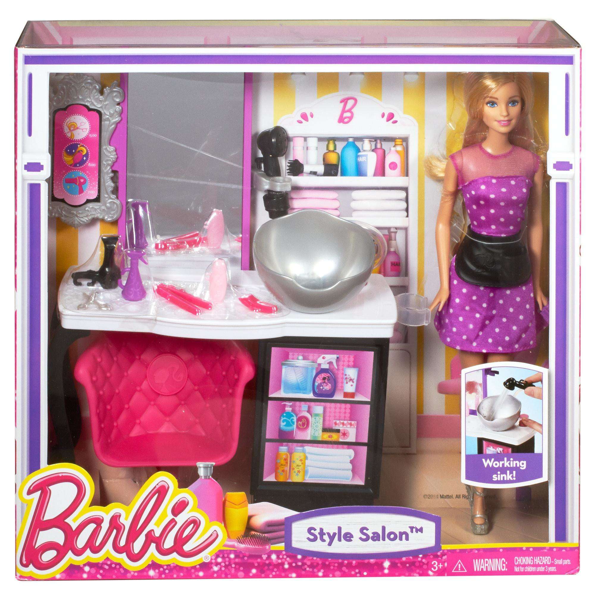 Barbie Malibu Ave Salon with Doll