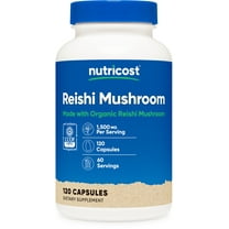 Nutricost Reishi Mushroom Supplement Capsules 1500mg, 60 Servings