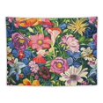 thumbnail image 5 of Orinice Flowers Tapestry Wall Hanging Unique Style Graphic Tapestries Home Wall Decor Art for Living Room Bedroom Apartment Farmhouse Dorm 60x50inch, 5 of 6