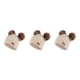 thumbnail image 1 of Minnieouse Bufanda Conjunto de gorro y guantes para niños Elasticidad Protector térmico Clima frío Manoplas versátiles Sellado marrón pom bola de pompón marrón beige 3Conjunto, 1 of 6