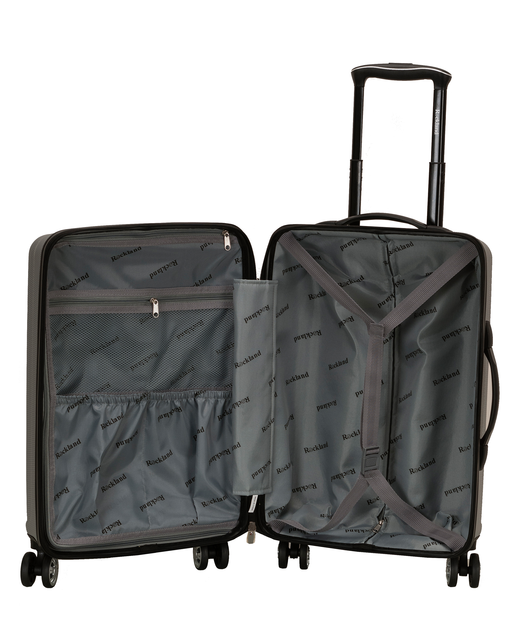 Rockland Luggage Skyline 3 Piece Hardside ABS Non-Expandable Luggage Set, F240 - image 4 of 8