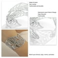 thumbnail image 4 of Pulsera De Hoja Vintage Para Mujer, Brazalete Ancho Con Forma De Hoja, Pieza Elegante Y Elegante, Material De Metal Resistente A La Oxidación Con Intrincado Patrón De Hojas, 4 of 5