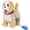 Yellow and White, variant on JEWLALO Reality Easter Robot Dog Plush, Interactive Electric Plush Toys, Talks and Sticks Tongue, Interactive Easter Pet Stuffed Animals