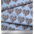 thumbnail image 3 of Soimoi polyester Crepe Fabric Pizza Food Printed Fabric 1 Yard 42 Inch Wide, 3 of 3