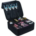 thumbnail image 1 of Travel Makeup Train Case Makeup Cosmetic Case Organizer Portable Artist Storage, 1 of 5